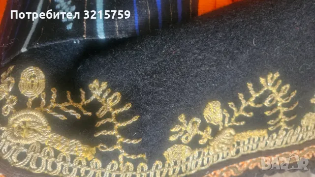 19 век Автентична носия , златна сърма, снимка 10 - Антикварни и старинни предмети - 50348871