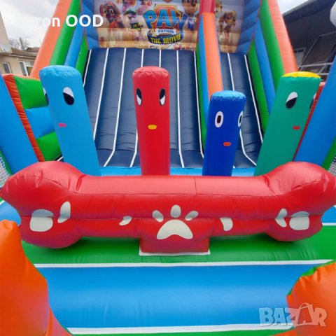 Надуваем батут с пързалка Пес Патрул 2, снимка 4 - Друго търговско оборудване - 42086412