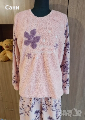 Пухена зимна пижама 