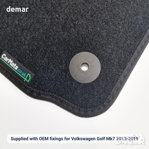 Мокетни стелки за кола - VW Golf MK7 2013-2019, снимка 4 - Аксесоари и консумативи - 42807366
