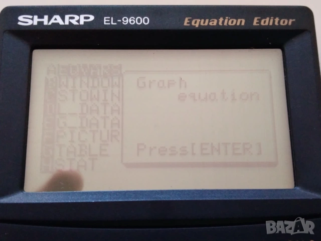 Sharp EL-9600 Графичен калкулатор Редактор на уравнения Калкулатор, снимка 11 - Друга електроника - 53141248