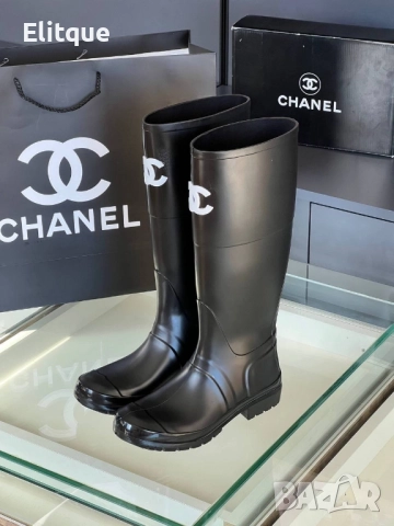 дамски ботуши Chanel Rain Boots 🫧 