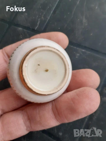 Старо уникално шишенце за парфюм - порцелан, снимка 5 - Антикварни и старинни предмети - 53282679