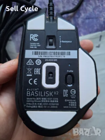 ✅МИШКА ЗА КОМПЮТЪР RAZER BASILISK V2❗, снимка 2 - Клавиатури и мишки - 49377886