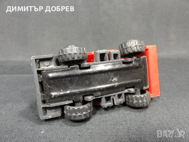 СТАРА РЕТРО СОЦ НРБ МЕТАЛНА ИГРАЧКА КАМИОН БАГЕР МИР РАЗГРАД, снимка 6 - Колекции - 50720304