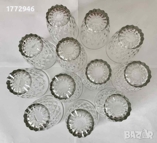 Стъклени кристални 12 бр. чаши 200 мл, снимка 2 - Чаши - 42513193