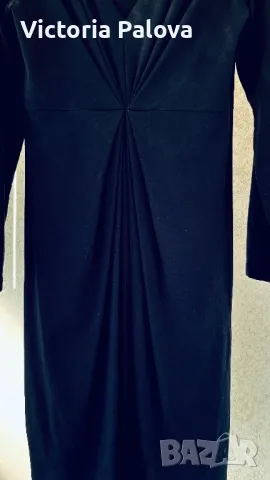 GANT прекрасна дълга рокля с драпировка  Швеция, снимка 3 - Рокли - 48614155