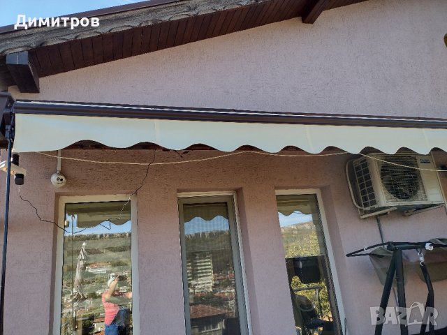 Остъкление тип плъзгане, раменни тенти, ветроупорни завеси, метални конструкции, снимка 5 - Пердета и завеси - 42881105