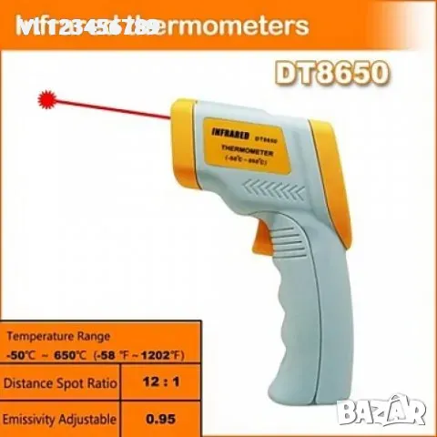 Безконтактен , инфрачервен IR термометър - 2 модела, снимка 5 - Други инструменти - 48808595