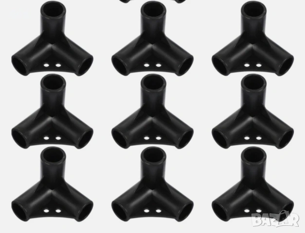 9 бр 20 мм конектор за колове