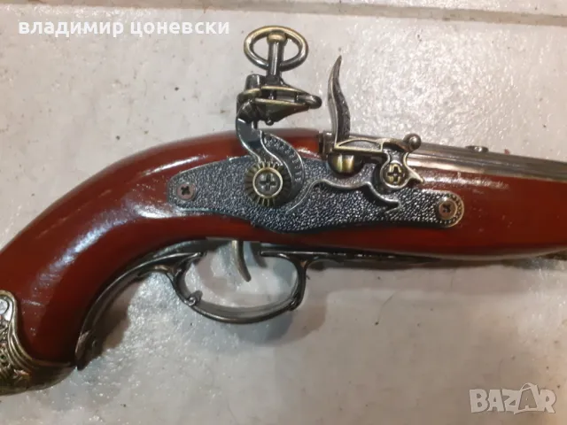 Красив кремъчен пистолет,пищов,оръжие, снимка 7 - Колекции - 48876842