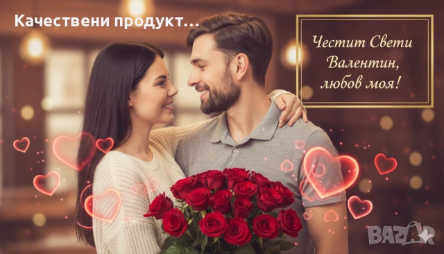 Персонализирана картичка за Свети Валентин 