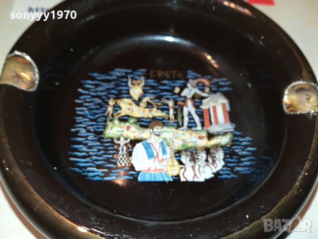 24k gold hand made-ретро пепелник 0804231639, снимка 5 - Антикварни и старинни предмети - 40301866