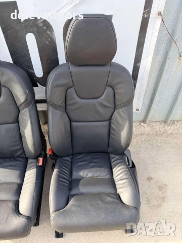 Кожени електрически седалки, кожен салон с подгрев от Volvo XC60 2 B5 Mild-Hybrid AWD 2.0 дизел, дви, снимка 8 - Части - 53879158