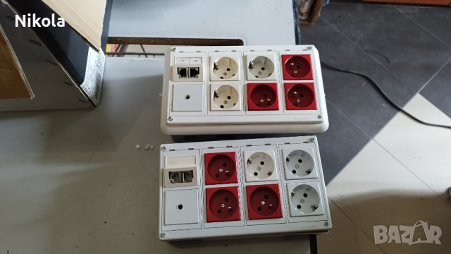 Модулен ел. панел за контакти Legrand Mosaik розетки 6 и 8бр Cimabox, снимка 11 - Ключове, контакти, щепсели - 44424866