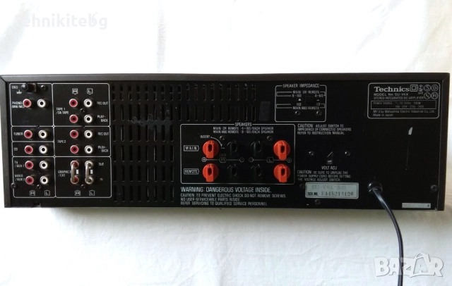 ⭐⭐⭐ Technics SU-V6X ⭐⭐⭐ Висок клас усилвател , почти като нов , 2 х 100 вата, снимка 5 - Ресийвъри, усилватели, смесителни пултове - 52223397
