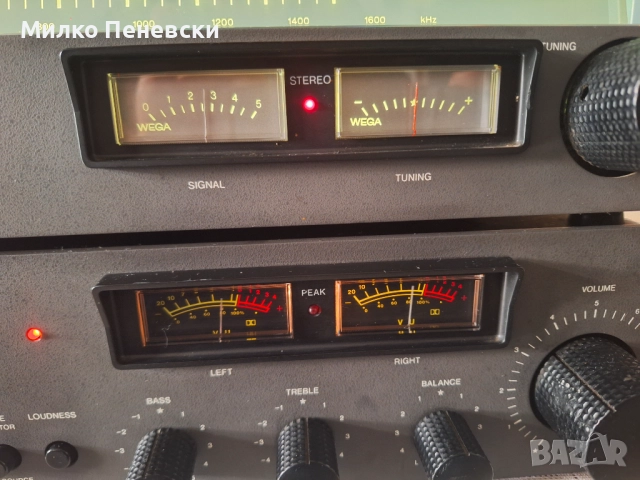 WEGA JPS 352 V100 HIFI VINTAGE STEREO AMPLIFIER WEGA JPS 352 T HI FI VINTAGE STEREO TUNER  , снимка 3 - Ресийвъри, усилватели, смесителни пултове - 52378161