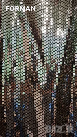 УНИКАЛНА рокля със сребристи пайети , снимка 4 - Рокли - 48330008