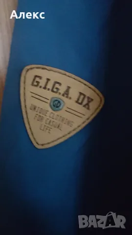 Синьо есенно яке G. I. G. A. DX, размер 5XL, снимка 4 - Якета - 55997983