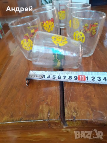 Стара стъклена чаша,чаши #3, снимка 7 - Антикварни и старинни предмети - 31748582