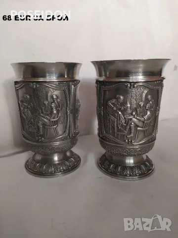 БОКАЛИ , ХАЛБИ , БЮСТ ЕЛЕНСКА ГЛАВА , СТАТУЕТКА , ПАНО КОРАБИ, снимка 3 - Антикварни и старинни предмети - 56310198