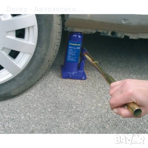 Хидравличен крик тип „бутилка“ 2 тона 148-278 мм - Goodyear, снимка 3 - Аксесоари и консумативи - 53898708