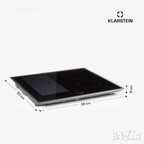 Delicatessa Prime 60cm индукционен котлон 4 Зони за Готвене Черно, снимка 2 - Котлони - 54223959