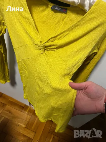 Блуза страхотен цвят , снимка 2 - Блузи с дълъг ръкав и пуловери - 49106710