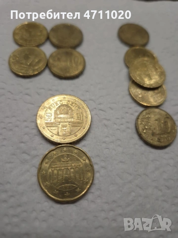 Редки евро и други монети, снимка 3 - Нумизматика и бонистика - 53125612