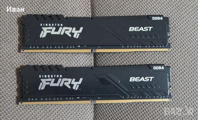 16GB Kingston Fury Beast DDR4 3200mhz CL16, снимка 2 - RAM памет - 55907557