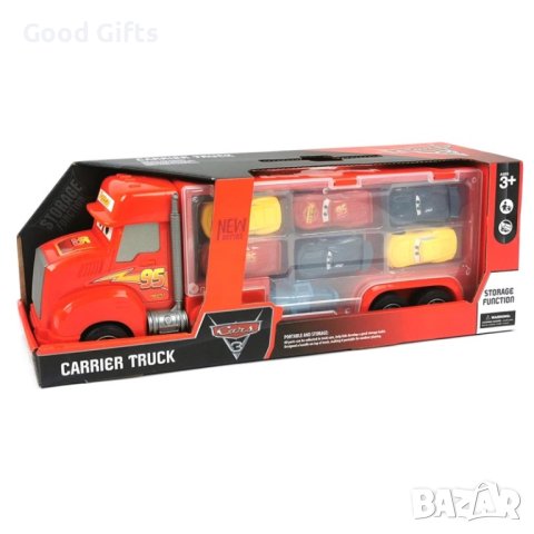 Детски автовоз Колите със 7 метални колички, снимка 2 - Коли, камиони, мотори, писти - 42834170