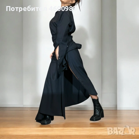 Рокля черен текстил, снимка 5 - Рокли - 54193546