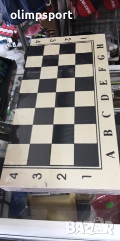 шах и табла нов дървена кутия, фигури и пулове, зарчета, снимка 2 - Шах и табла - 40549978