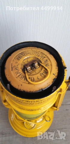 Фенер Feuerhand Storm 276 Baby Special жълт, снимка 4 - Антикварни и старинни предмети - 53965190