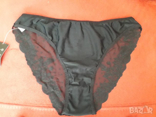 Дамски черни бикини Alex с дантела нови, снимка 3 - Бельо - 30159252