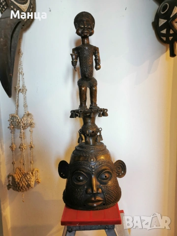 Автентична Африканска статуетка от Дахомей