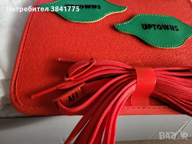 Nike Air Force 1 Low 1/1 Black Chile Red Pine Green уникални, снимка 7 - Маратонки - 51914194