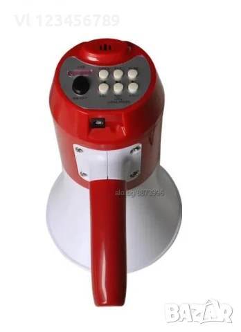 Мощен 25 вата мегафон със запис и сирена за мероприятия XB 180, снимка 3 - Други - 50850903