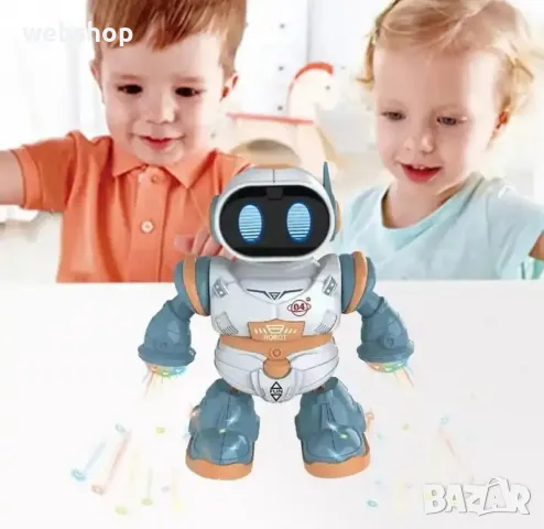 Интерактивна играчка Танцуващ робот със светлини и музика , снимка 1