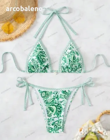 Секси дамски бански костюм във флорален принт, 6цвята , снимка 4 - Бански костюми - 50406011