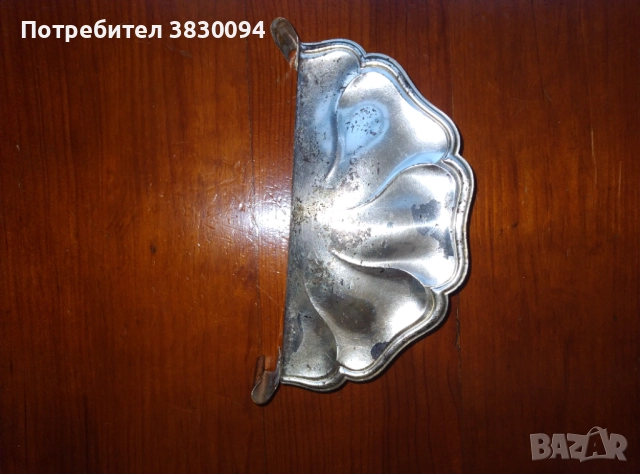 Стар посребрен салфетник, снимка 7 - Антикварни и старинни предмети - 52858219