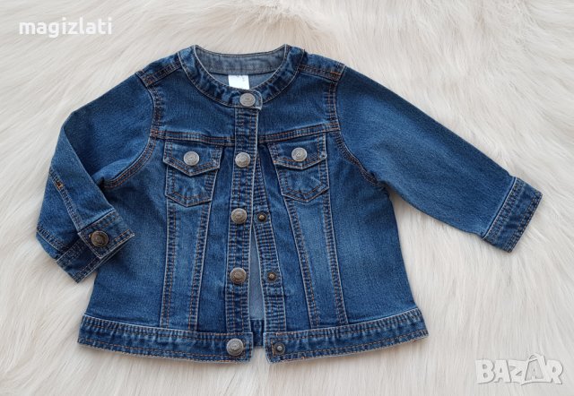 Бебешко дънково яке - размер 9 месеца 