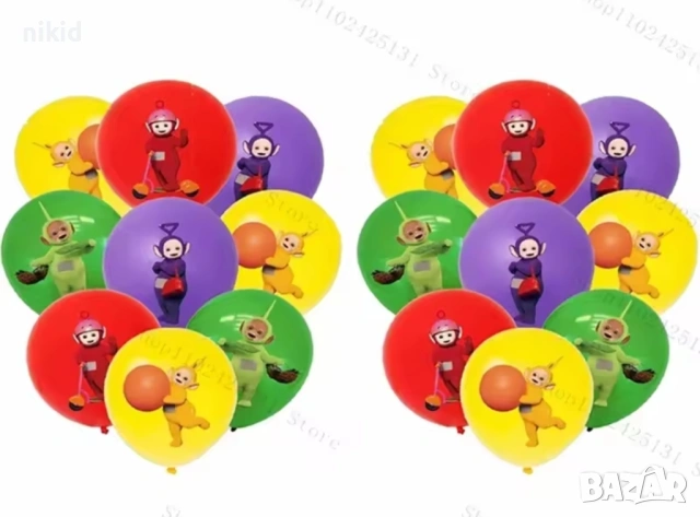  teletubbies Телетъбис Телетабис обикновен латекс балон парти рожден ден