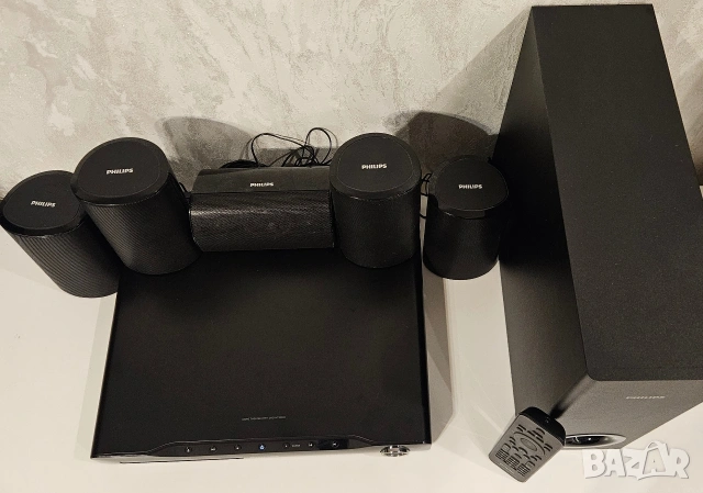 Домашно кино Philips 5.1 - 600W (TOP PRODUCT), снимка 3 - Аудиосистеми - 53889859