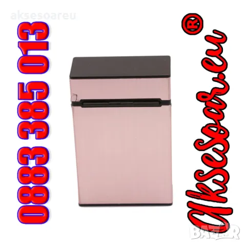 Качествена джобна кутия за стандартни цигари 80 мм. калъф от алуминиева сплав за пушачи за Подарък, снимка 7 - Табакери - 50232526