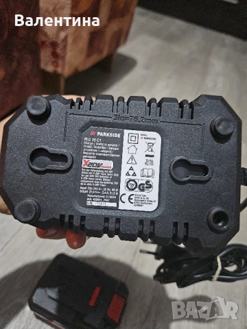 Акумулаторна батерия Parkside 4 ah и зарядно 2,4 Ah, снимка 2 - Винтоверти - 52336943