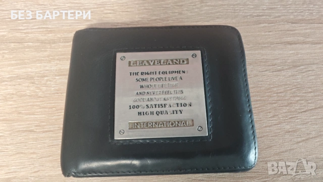 LEAVELAND портфейл от естествена кожа