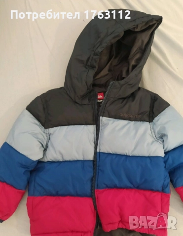 Quiksilver яке тип puffer за 3 г. дете, носено много малко