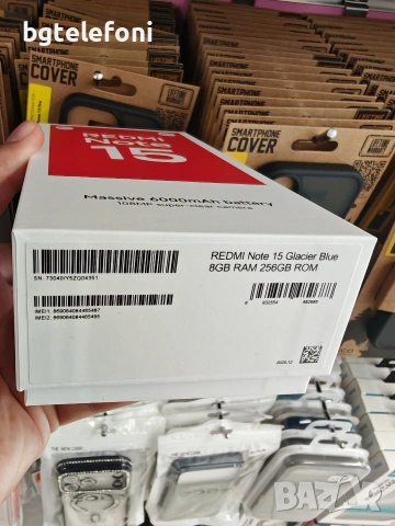Xiaomi Redmi Note 15 8/256,чисто нов,закупен от Технополис на 20.04.2026г. с две години гаранция, снимка 2 - Xiaomi - 54332568
