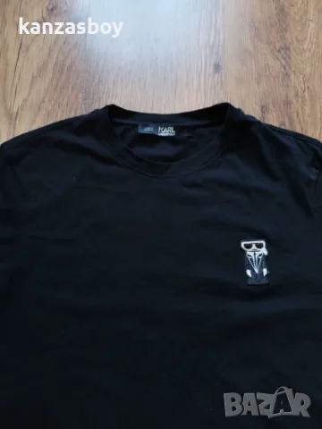 KARL LAGERFELD - страхотна мъжка тениска М, снимка 2 - Тениски - 49598238